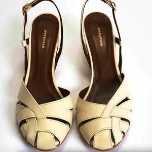 Anonymous Copenhagen - Banie 50 stiletto Shiny lamb Vanilla cream - size 10